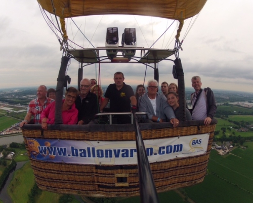 Ballonvaart in Nieuwegein met BAS Ballon en piloot Marcel